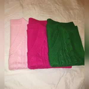 Shein Women's vest light pink , hot pink, green size L (3pc.)